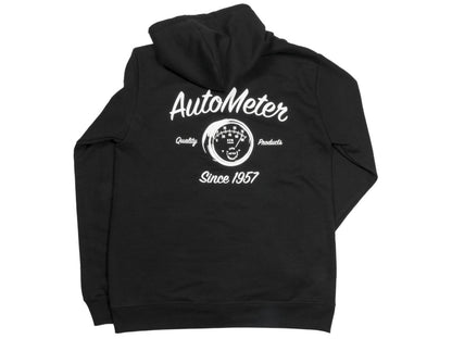 Autometer Zip Hoodie,Vintage,Black,Meduim