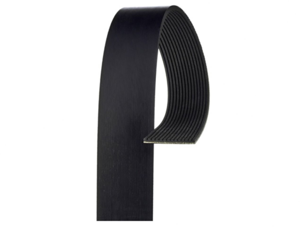 Gates K08 1.087in x 67.49in Racing Performance Micro-V Belt - Black