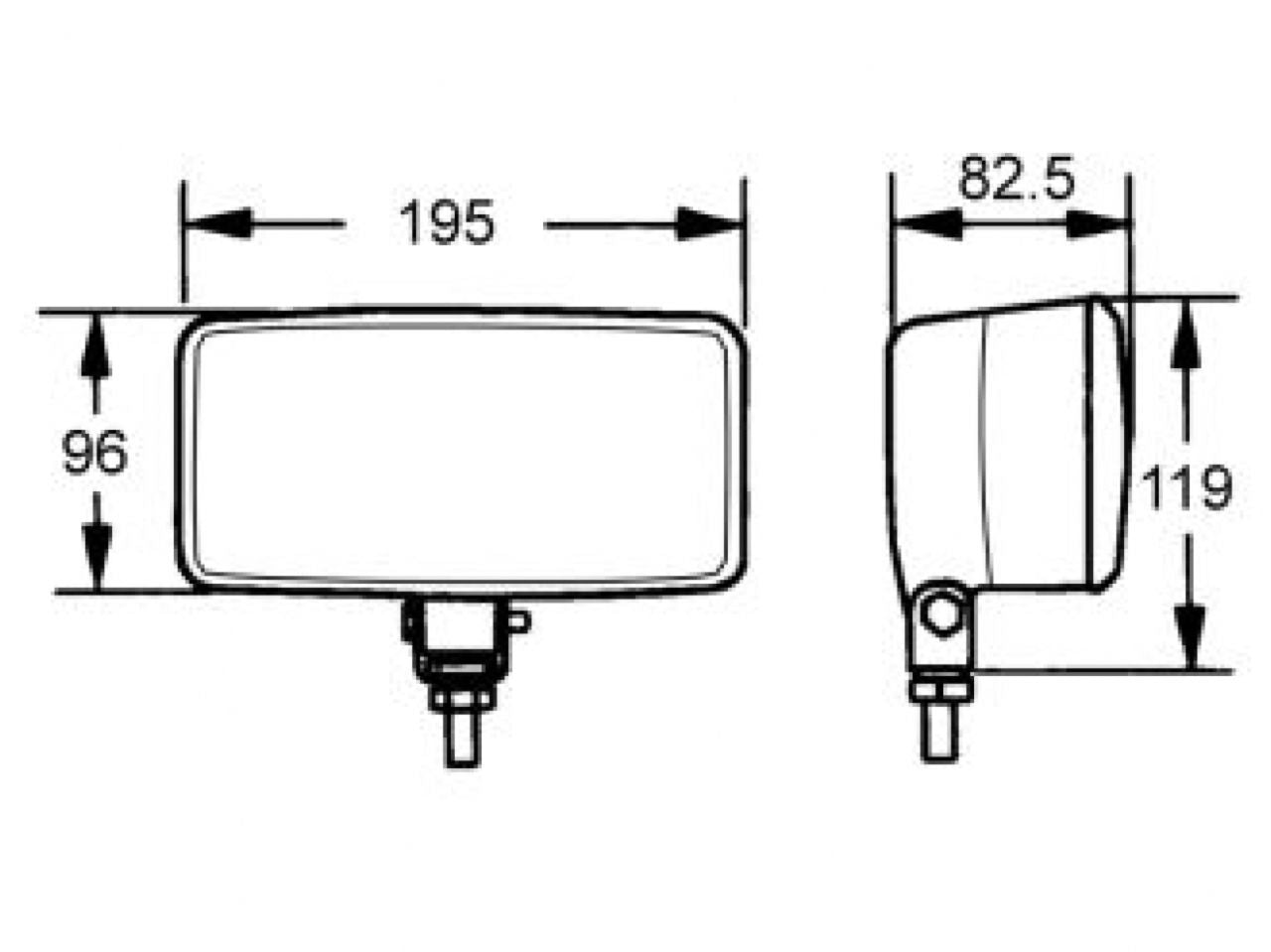 Hella 550 FOG CLR H3 12V SAE/EC