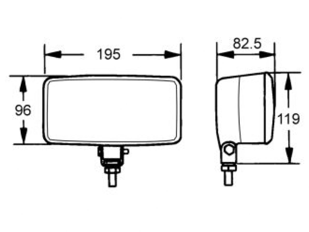 Hella 550 FOG AMB REF H3 12V SA