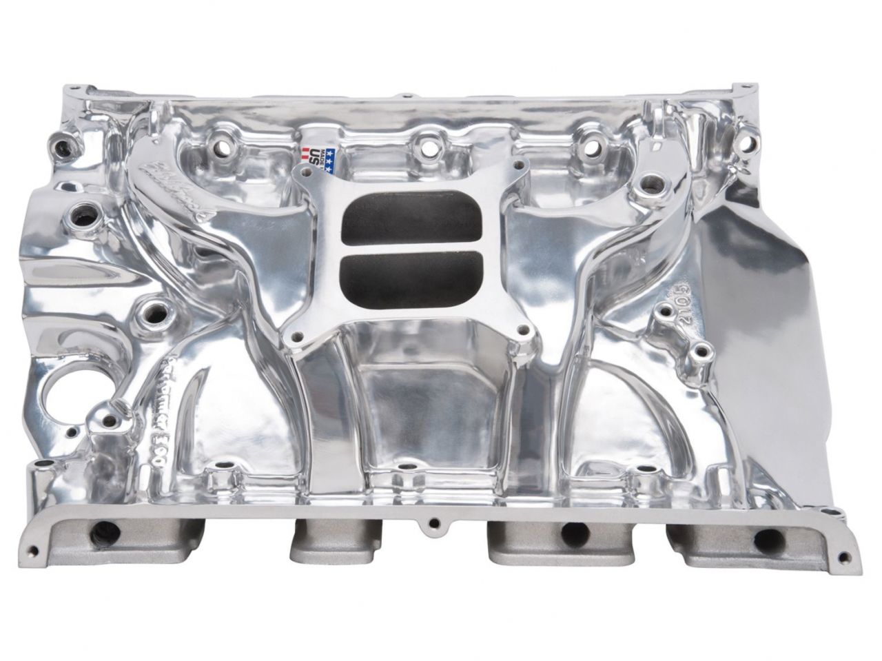 Edelbrock Performer 390 w/o EGR Polished Manifold