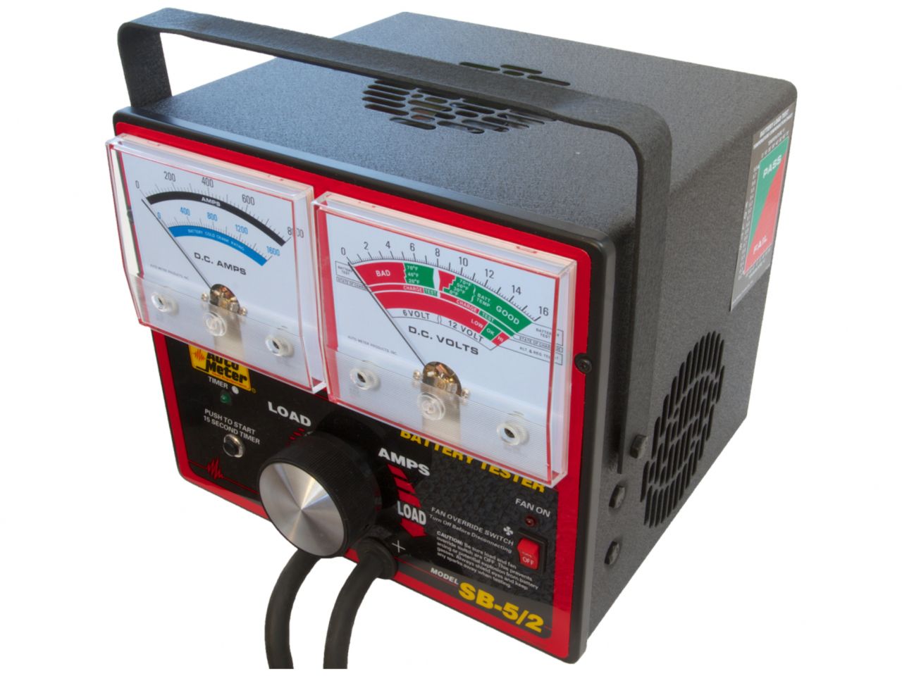 Autometer Battery Tester,800 Amp w/Unloader