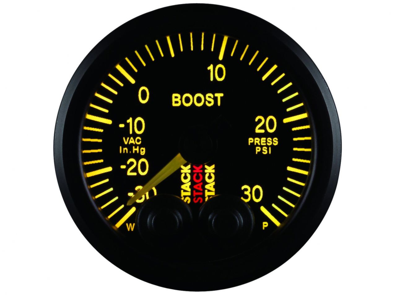 Autometer Gauge Boost Pro-Cntrl 52mm Blk -30inHg-30psi