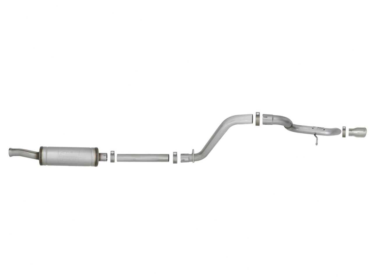 aFe Mach Force-Xp Hi-Tuck 2-1/2" 409 Stainless Steel Cat-Back Exhaust Sys.