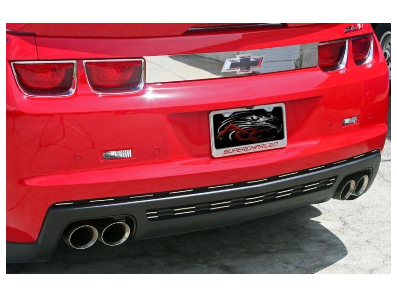 American Car Craft (ACC) Tailgate Trim;10-13 Camaro - Trunk Lid Stainless Steel Plate
