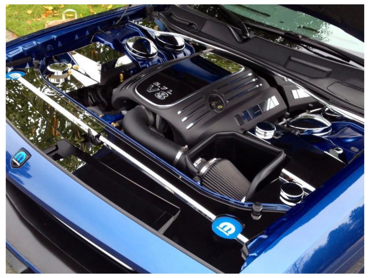American Car Craft (ACC) Engine Cover;08-18 Challenger - 5.7L Engine Shroud Trim Kit Polished