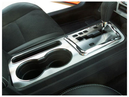American Car Craft (ACC) Interior Trim Kit;Challenger 5.7 and SRT 8 Shifter Plate Brushed Outer
