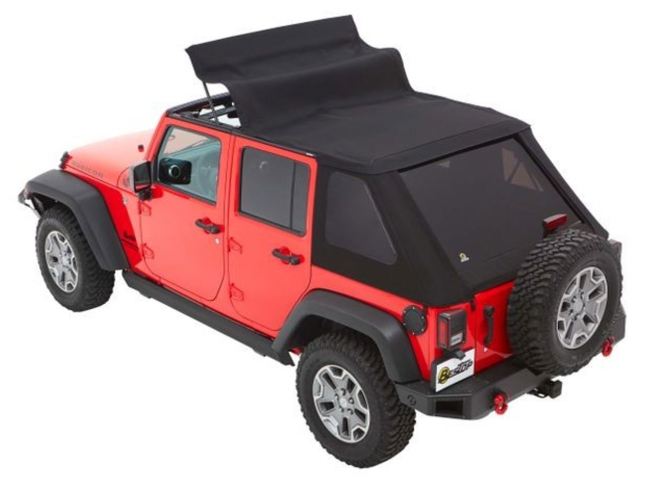 Bestop Soft Top; All New Trektop NX; Black Twill; Fabric; Uses Factory Doors;