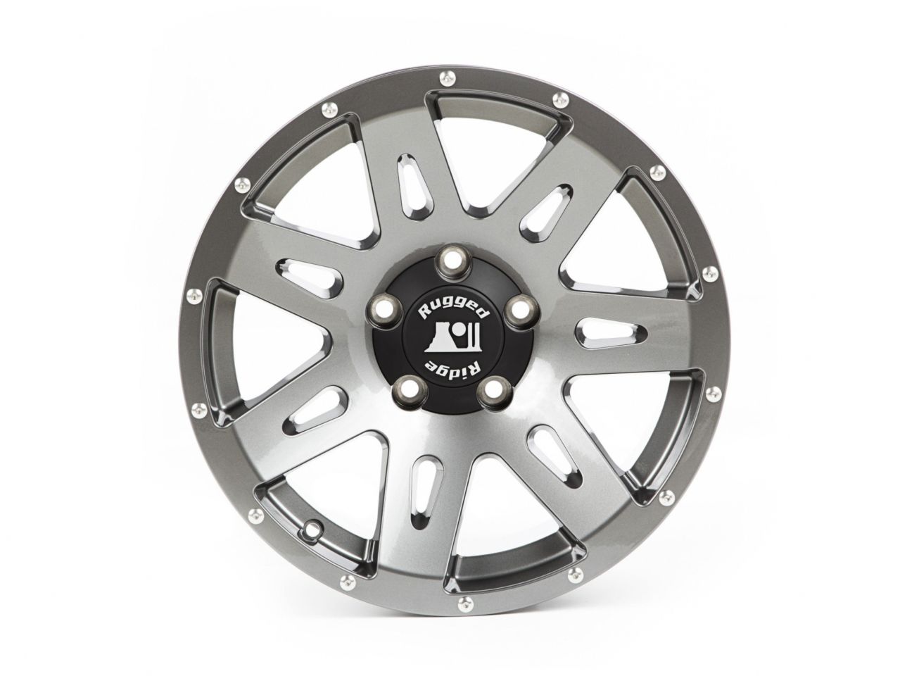 Rugged Ridge XHD Wheel,17x8.5,Gun Metal;07-18 JK/JKU