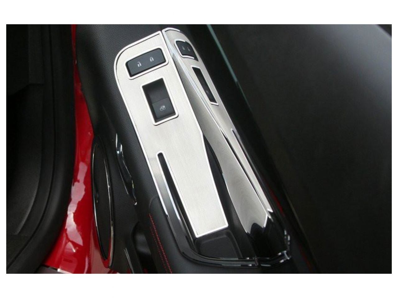 American Car Craft (ACC) Camaro Door Handle Pull / Switch Deluxe Trim Plate 2Pc 2012-2013 Coupe