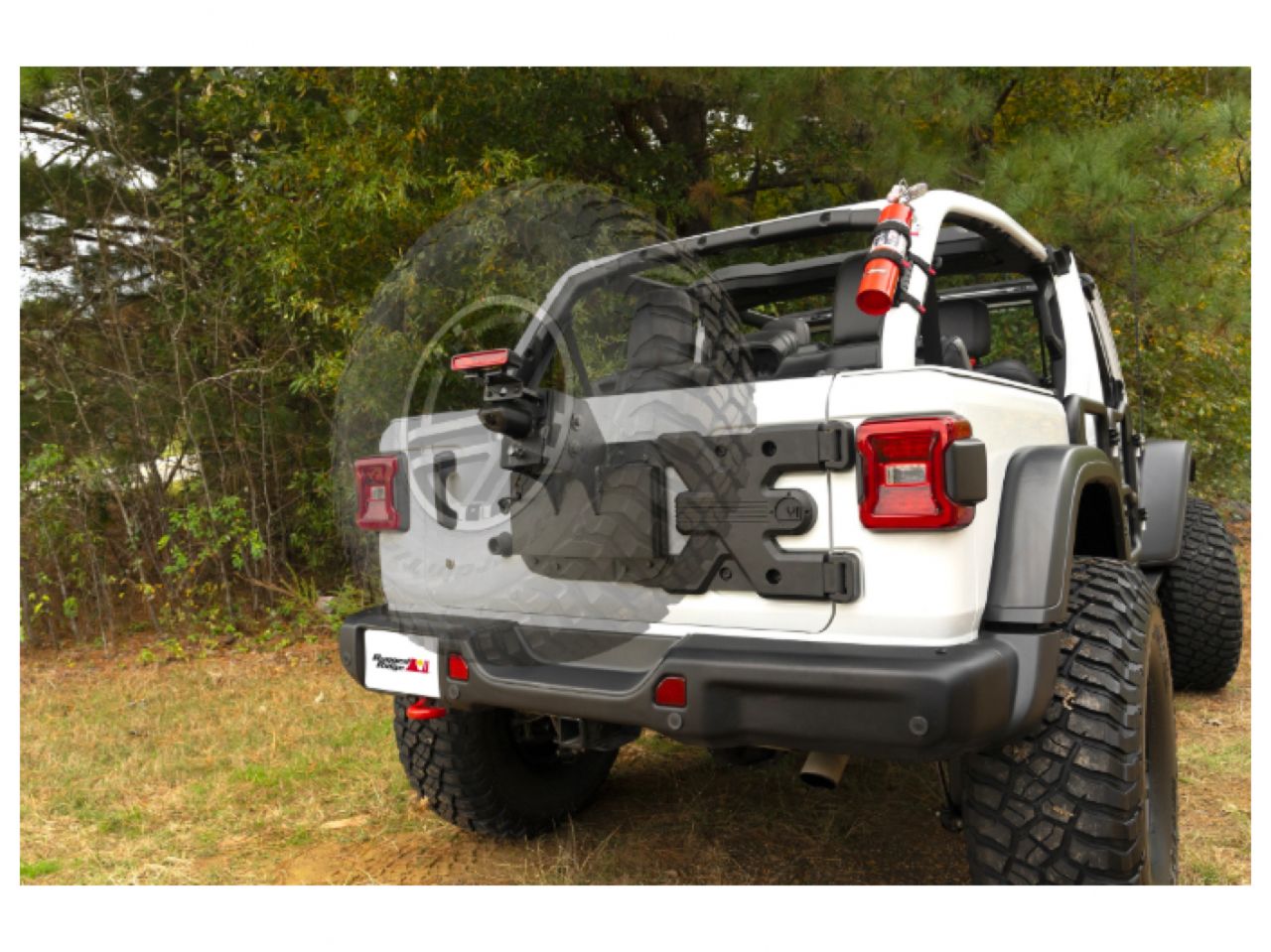 Rugged Ridge Spartacus HD Tire Carrier,Wheel Mount,18-19 Jeep Wrangler JL