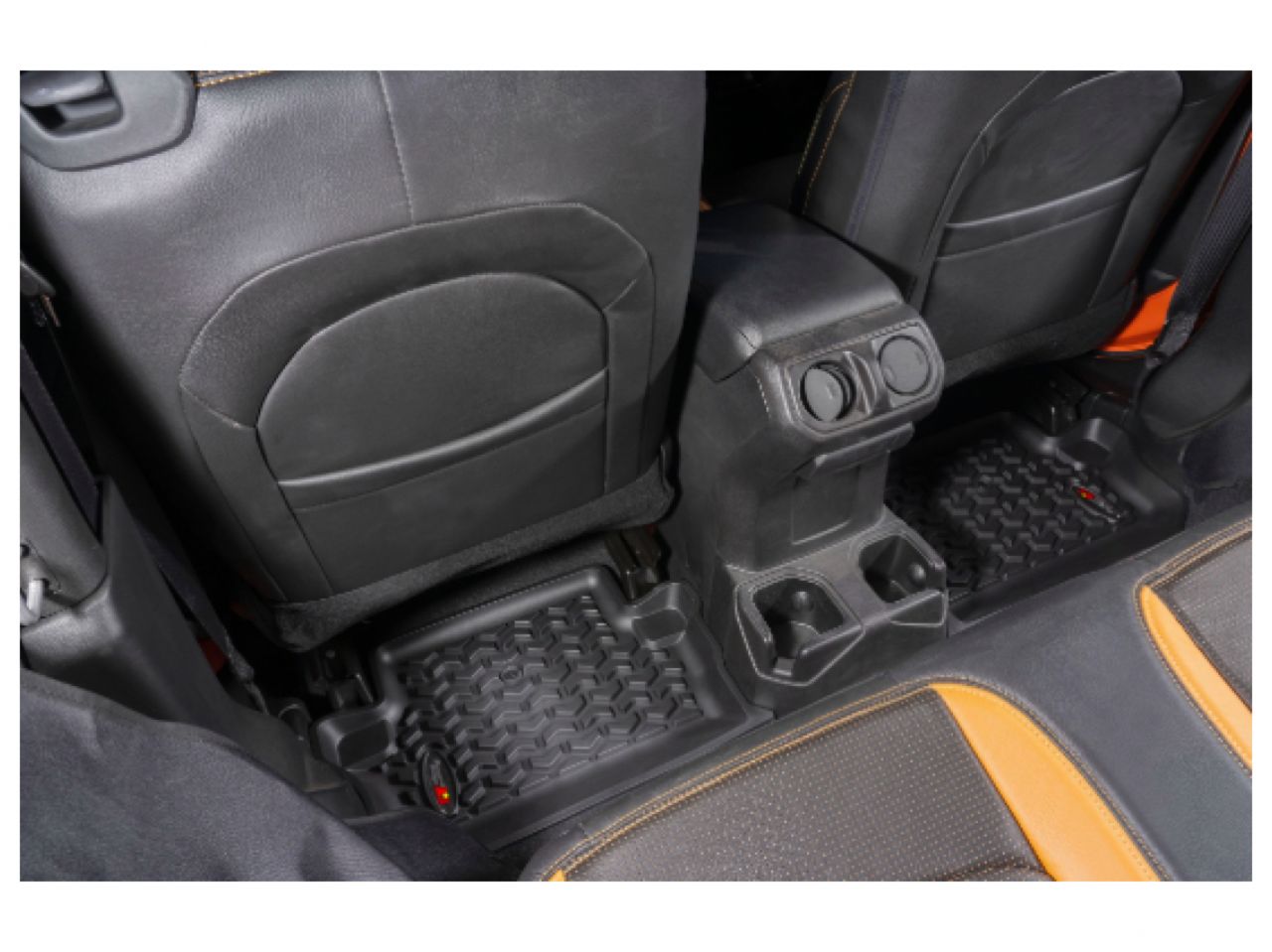 Rugged Ridge Floor Liner, Rear,Black,18-19 Jeep Wrangler JL,2 Door