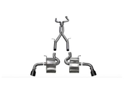 Corsa Performance 16-18 Chevy Camaro SS 147 Xtreme+ 2.75in Cat-Back Dual Rear Exit