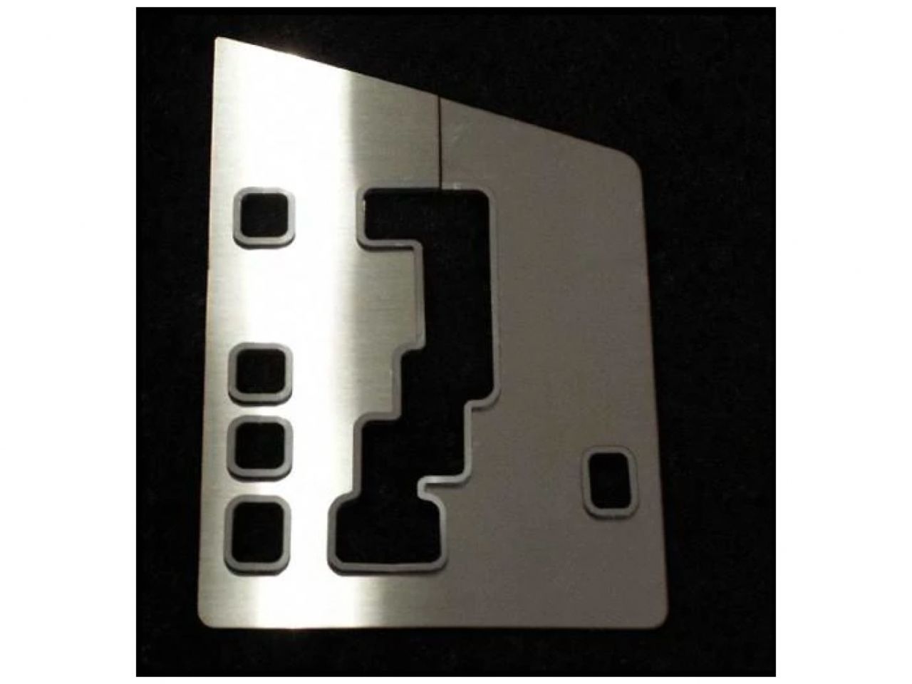 American Car Craft (ACC) 2008-2014 Dodge Challenger 5.7 and SRT 8 - Shifter Plate Brushed Auto