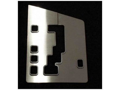 American Car Craft (ACC) 2008-2014 Dodge Challenger 5.7 and SRT 8 - Shifter Plate Brushed Auto