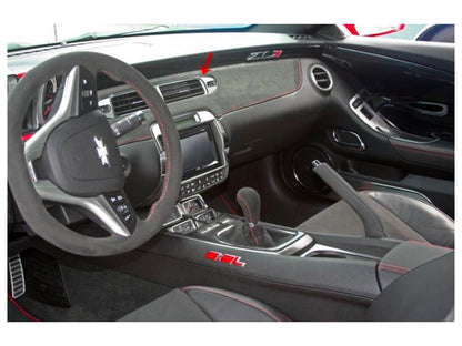 American Car Craft (ACC) 2012-2015 Camaro - A/C Vent Trim Brushed/Polished Center Kit