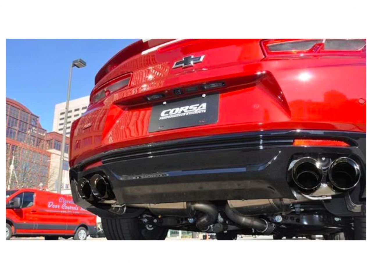 Corsa Performance 16-19 Chevrolet Camaro SS, ZL1 2.75" Dual Rear Exit Catback Exhaust