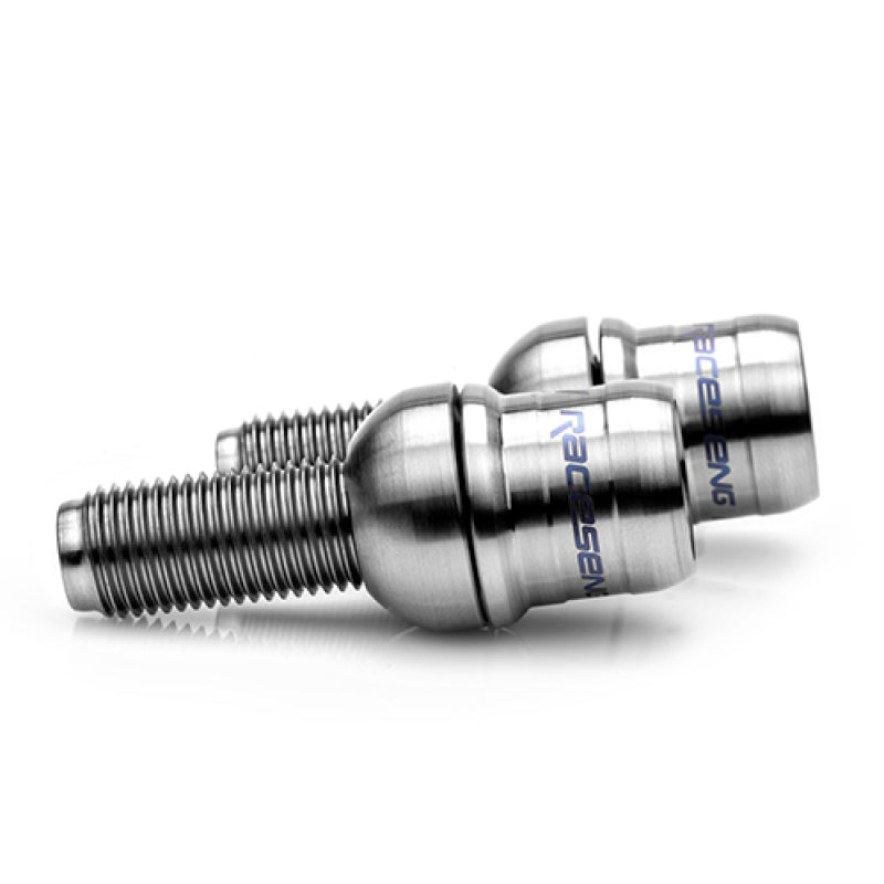 Raceseng TLR-1 Titanium Lug Bolt Set - M14x1.5mm / R14 Floating Seat - Brushed 01033BRS10-01033BRS10-103104S20