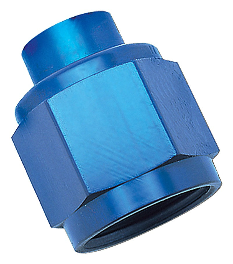 Russell -12 AN Flare Cap (Blue Finish)