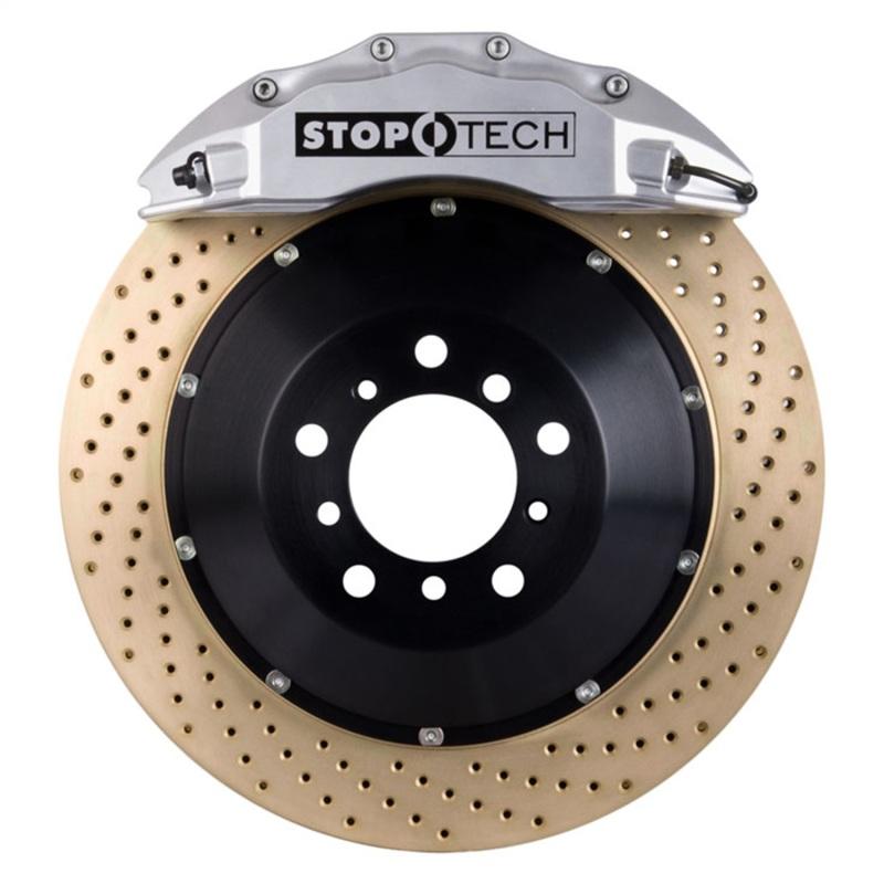 StopTech 10+ Camaro SS Front BBK w/ Silver ST-60 Calipers Zinc Drill 380x32mm Rotors Pads and SS Lin 83.193.6800.64 Main Image