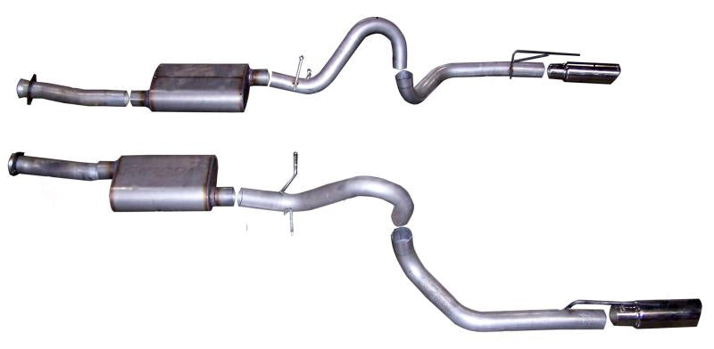 Gibson 99-04 Ford Mustang GT 4.6L 3in Cat-Back Dual Exhaust - Stainless 619003 Main Image