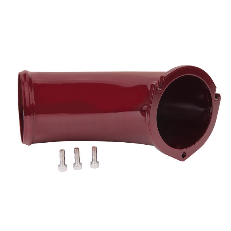 Wehrli 01-04 Chevrolet 6.6L LB7 Duramax 3.5in Intake Horn - WCFab Red WCF100342-RED Main Image