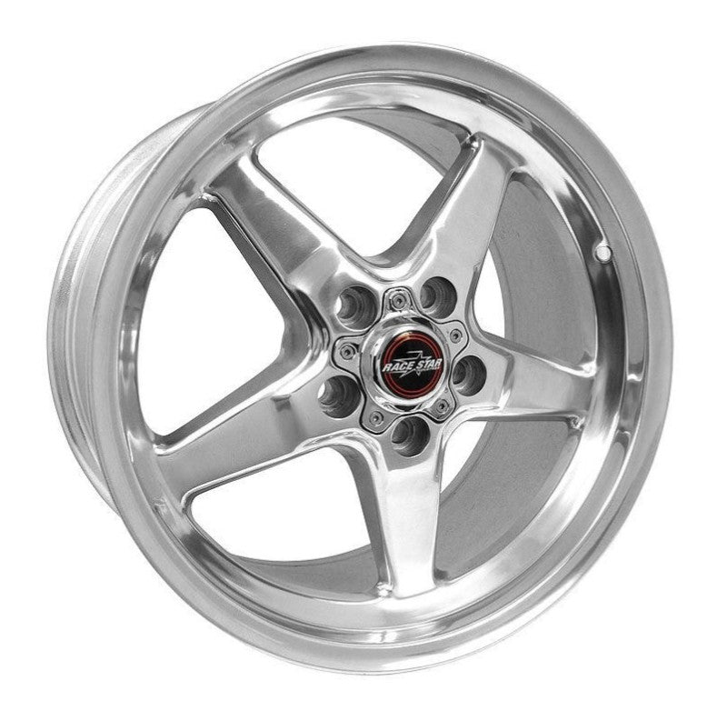 Race Star 92 Drag Star 17x10.50 5x4.50bc 7.63bs Direct Drill Polished Wheel 92-705154DP