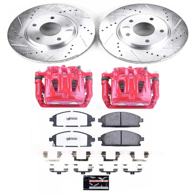 PowerStop PSB Z36 Truck & Tow Kit w/Cals Brakes, Rotors & Pads Brake Kits - Performance D&S main image