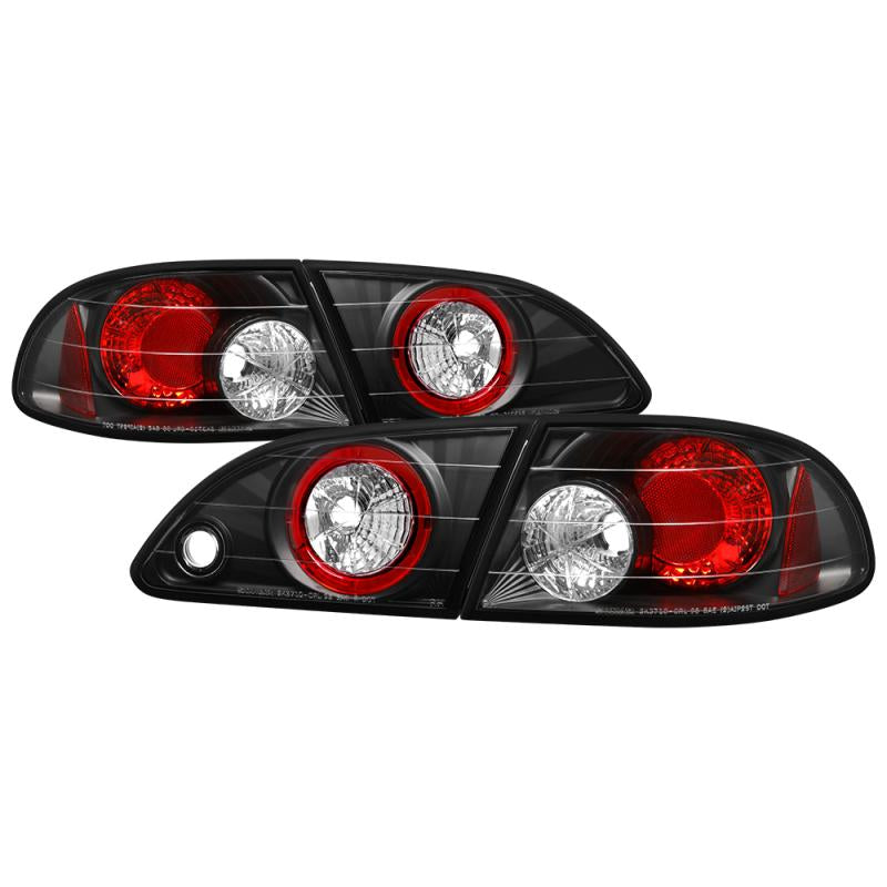 Spyder Toyota Corolla 98-02 Euro Style Tail Lights Black ALT-YD-TC98-BK 5007476 Main Image