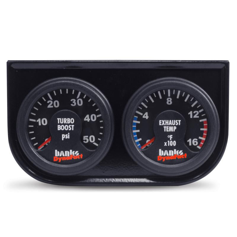 Banks Power 98-02 Dodge 5.9L (w/ New AutoMind) Dynafact Elect Gauge Assembly 64504 Main Image