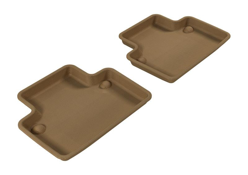 3D MAXpider 2003-2014 Volvo XC90 Kagu 2nd Row Floormats - Tan L1VV00421502 Main Image