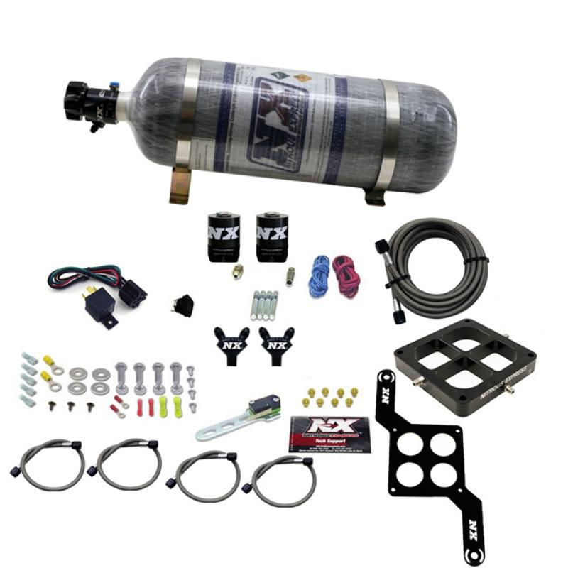 Nitrous Express Dominator Billet Crossbar Stage 6 Nitrous Kit (50-300HP) w/Composite Bottle 60047-12 Main Image