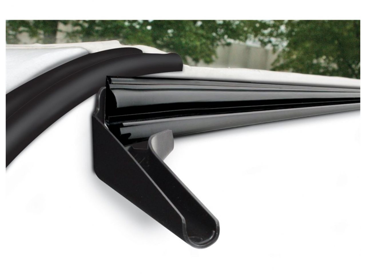 Camco Gutter Spout - Wide / Long, Black 4 Pack (2 Left / 2 Right) Bilingual