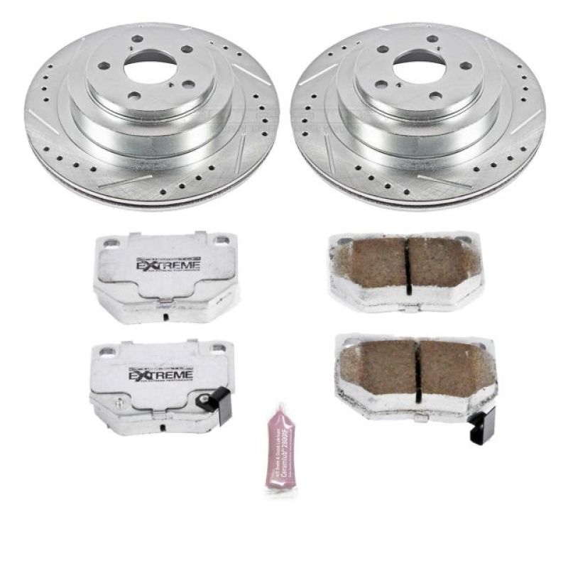 PowerStop PSB Z26 Street Warrior Kit Brakes, Rotors & Pads Brake Kits - Performance D&S main image