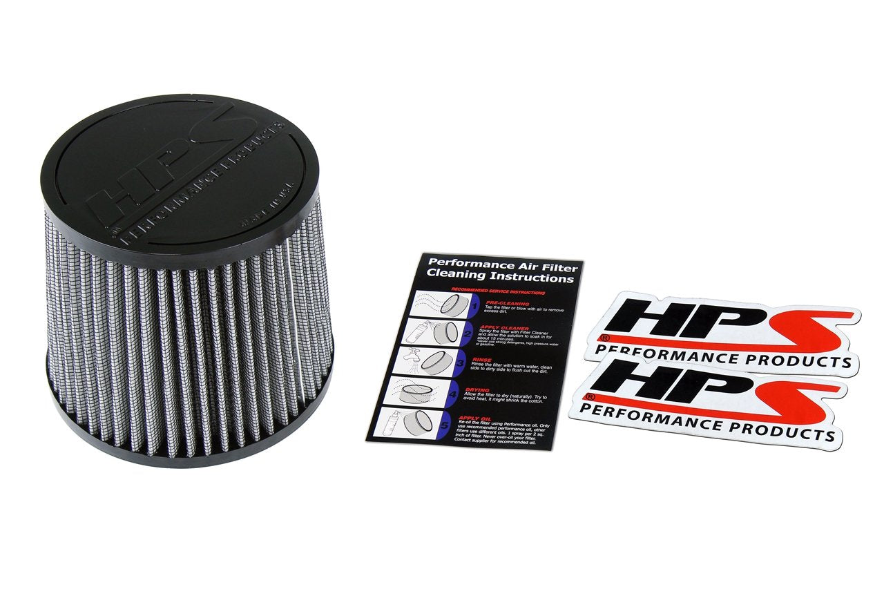 HPS Performance Air Filter 2.5" ID , 5.5" Element Length, 7-1/4" Overall Length