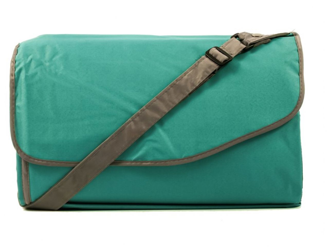 Camco Picnic Blanket W/ Carry Strap - Teal, 57"x 57" Bilingual