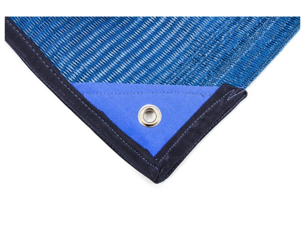 Camco Awning Mat 6' x 9' - Blue Reversable Bilingual