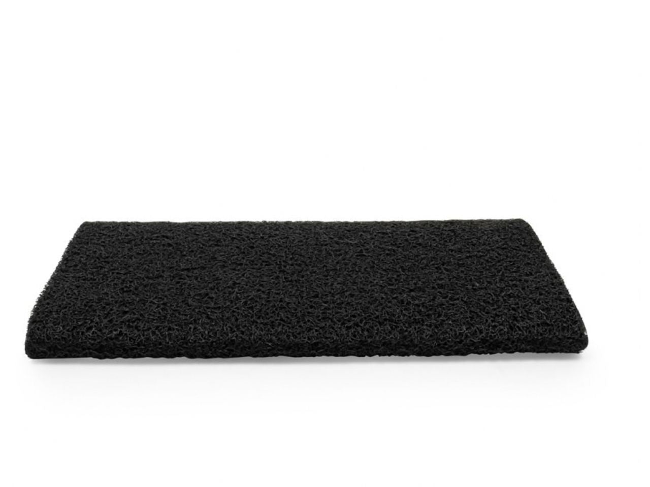 Camco Scrub Rug Premium Step Rug -W/ UV&TPE Back, 22" x 23",Black