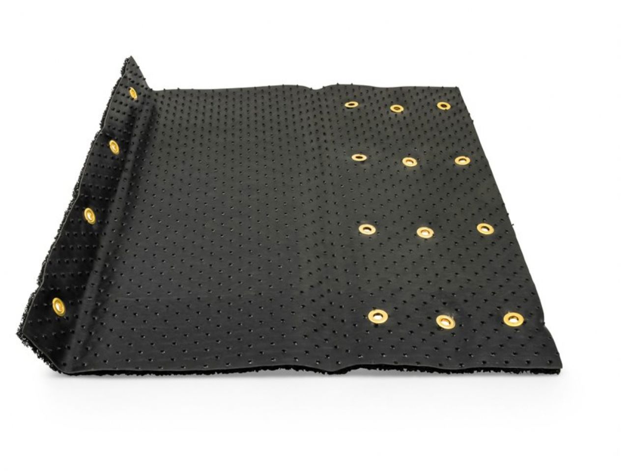 Camco Scrub Rug Premium Step Rug -W/ UV&TPE Back, 22" x 23",Black