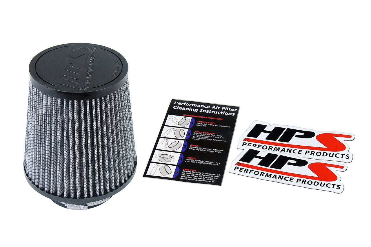 HPS Performance Air Filter 3.5" ID, 6" Element Length, 7.75" Overall Length