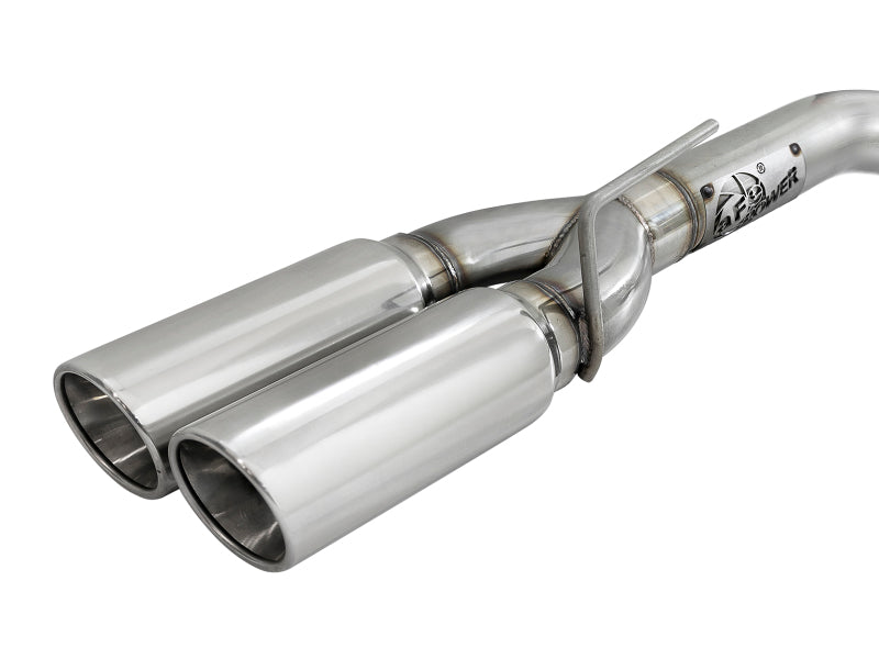 aFe Vulcan Series 4-3in 304SS Exhaust Cat-Back w/ Pol Tips 2019 GM Silverado/Sierra 1500 V8-6.2L 49-34102-P