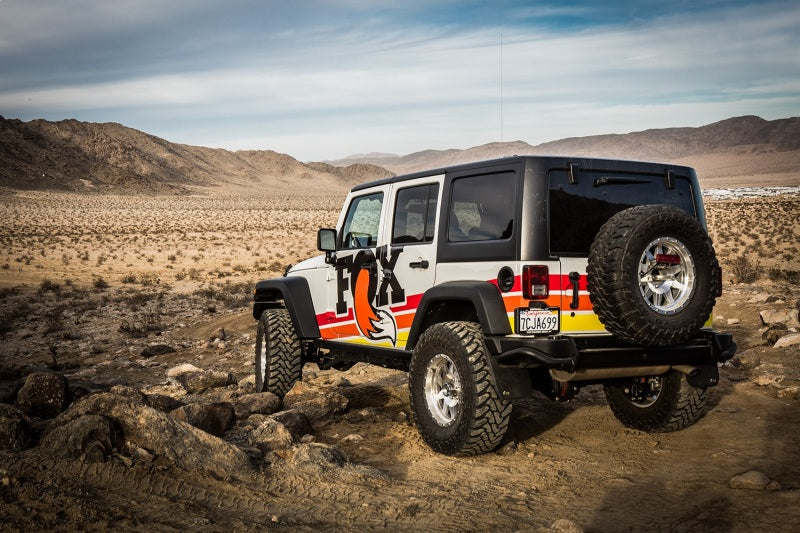 Fox 2007+ Jeep JK 2.0 Factory Series ATS Steering Stabilizer 22.15in Ext L - Orange Heritage Logo 983-02-145