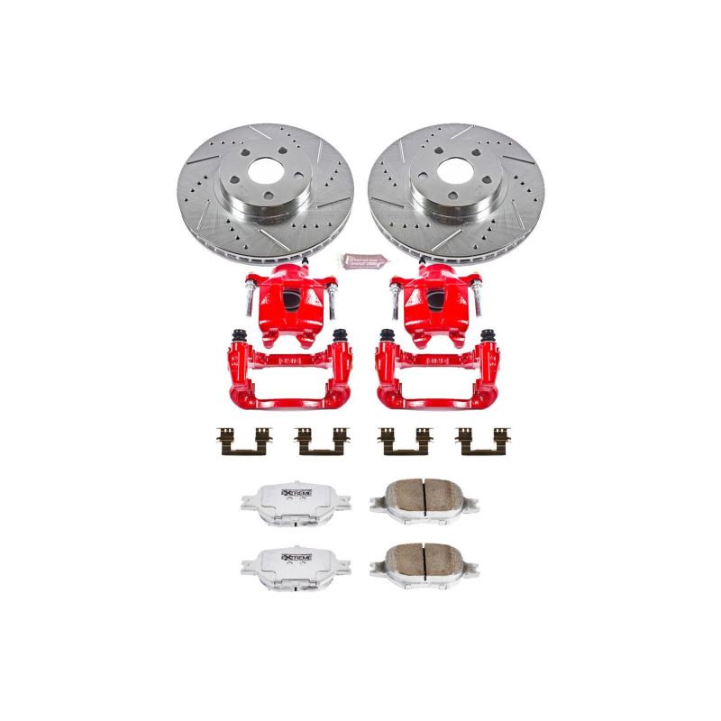 PowerStop PSB Z26 Street Kit w/Cals Brakes, Rotors & Pads Brake Kits - Performance D&S main image