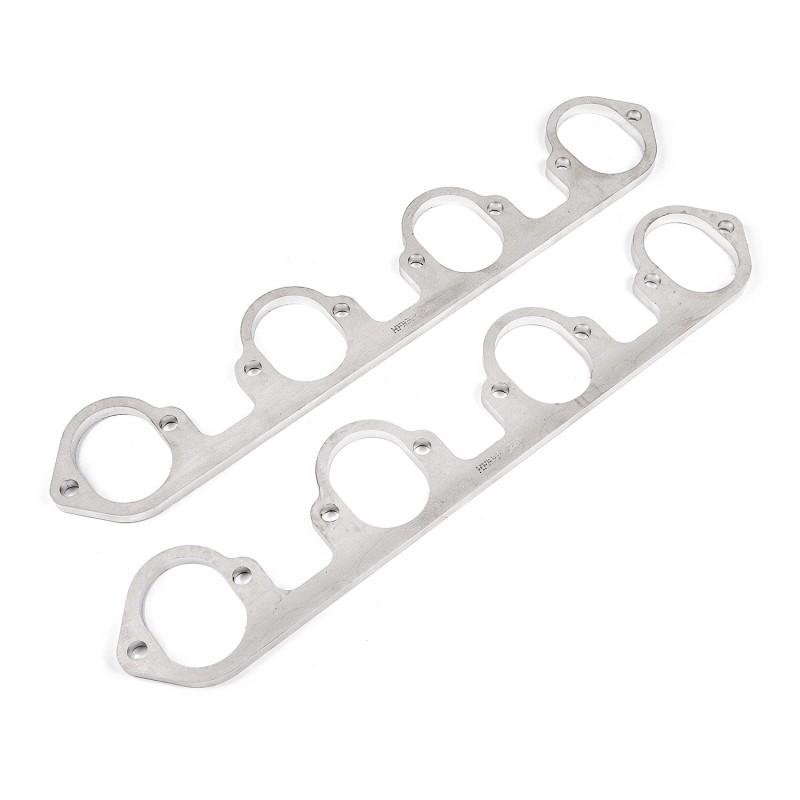 Stainless Works Big Block Ford Flat Tall Oval Port Header 304SS Exhaust Flanges 2-1/4in Primaries HFBBF1225 Main Image