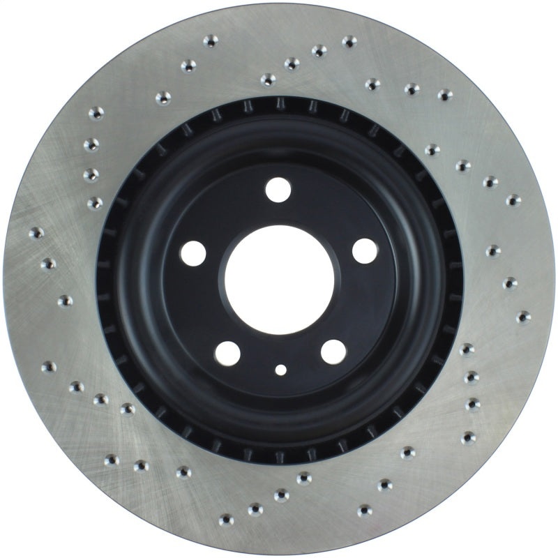 StopTech Sport Cryo Cross Drilled Brake Rotor; Front Right