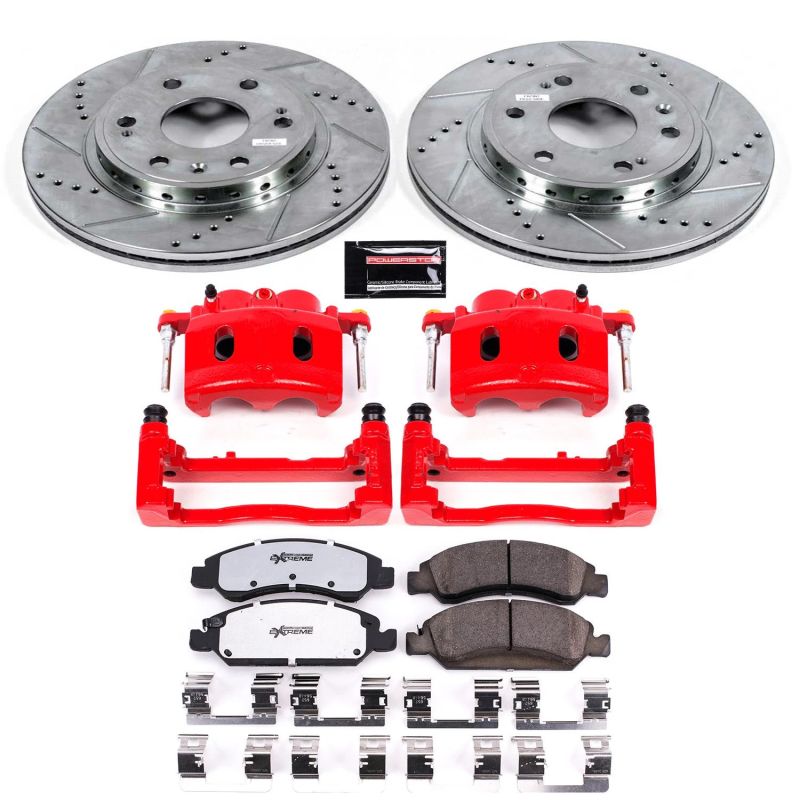 PowerStop PSB Z36 Truck & Tow Kit w/Cals Brakes, Rotors & Pads Brake Kits - Performance D&S main image