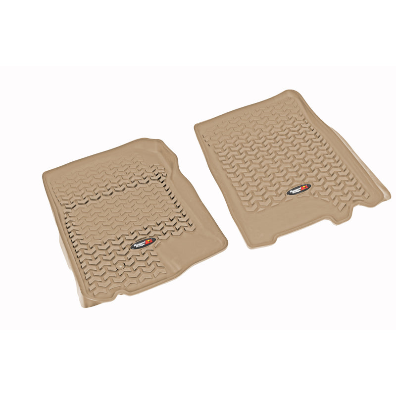 Rugged Ridge RUG Floor Liners - Tan Floor Mats Floor Mats - Rubber main image