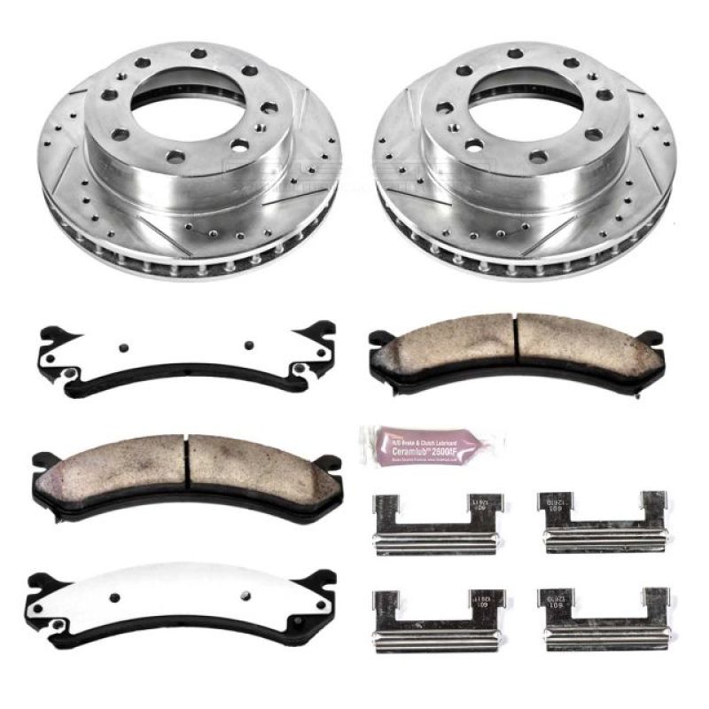 PowerStop PSB Z36 Truck & Tow Kit Brakes, Rotors & Pads Brake Kits - Performance D&S main image