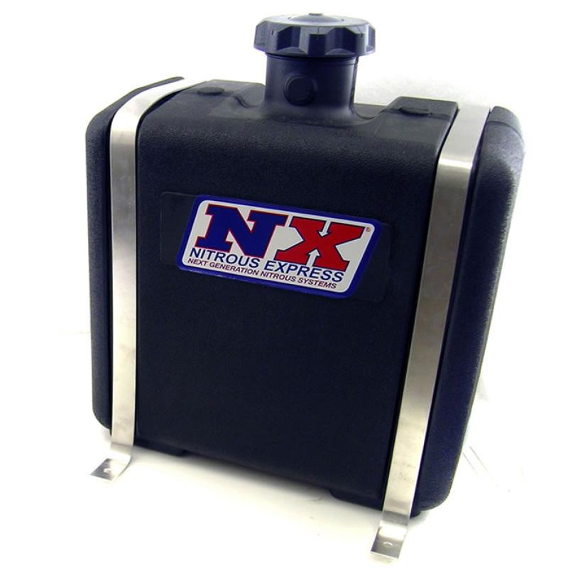 Nitrous Express Water Injection 7 Gallon Reservoir (w/Bracket Solenoid & Hose) (15L x 17H x 9W) 15051 Main Image