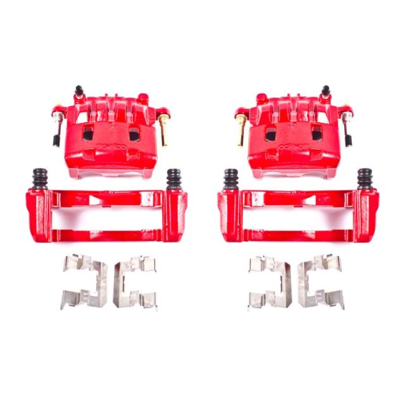 PowerStop PSB Red Calipers Brakes, Rotors & Pads Brake Calipers - Perf main image